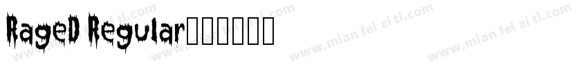 RageD Regular字体转换